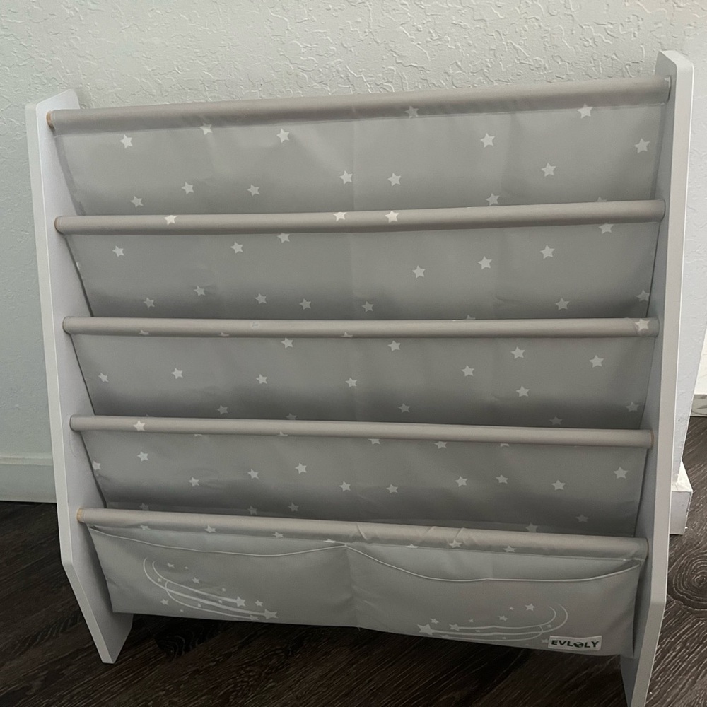 Gray Star Book Rack